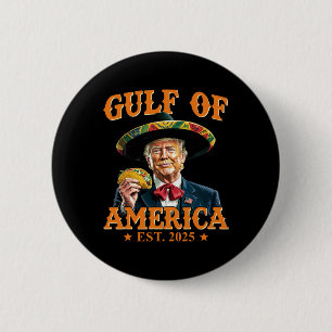 Badge Rond 5 Cm Vintage Golfe Des États-Unis Amérique Est 2025 Tru