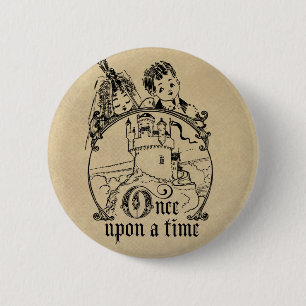 Badge Rond 5 Cm Vintage Il était une fois un vêtement, une décorat