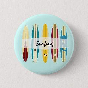 Badge Rond 5 Cm Vintage Longboards