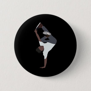 Badge Rond 5 Cm Vintage Rap 80s 90s Hip hop Lover Urban Dance Danc