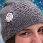 Badge Rond 5 Cm Vintage Santa Merry Christmas Candy Cane<br><div class="desc">This vintage Santa button is perfect for decorating your hat,  purse,  flag,  chair,  and other items. Wonderful stocking stuffer or holiday gift. Perfect for fans of the vintage era!</div>