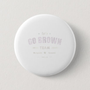 Badge Rond 5 Cm Vintages Aller équipe Brown Camp d'été Couleur