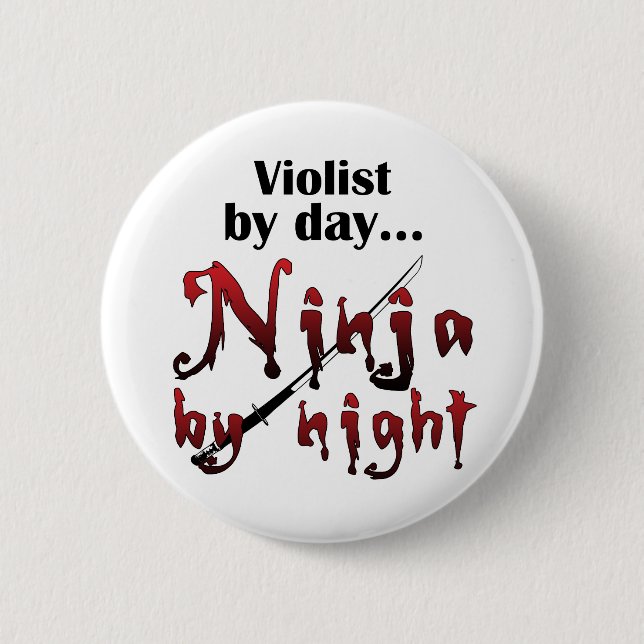 Badge Rond 5 Cm Viola Ninja (Devant)