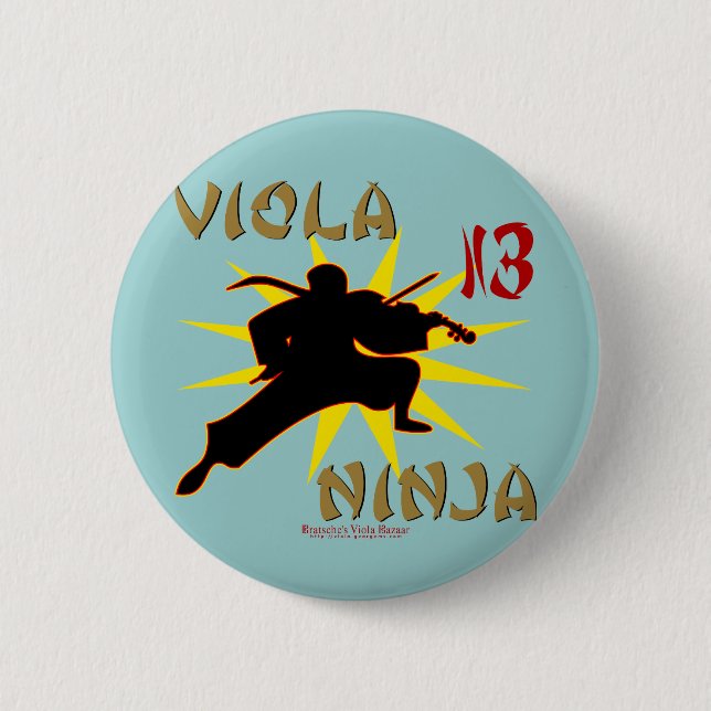 Badge Rond 5 Cm Viola Ninja (Devant)