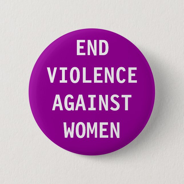 Badge Rond 5 Cm Violence de fin contre des femmes (Devant)
