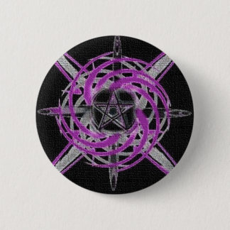 Badge Rond 5 Cm Violet de l'Étoile de feu