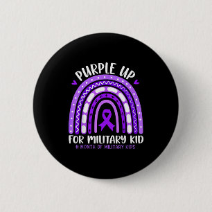 Badge Rond 5 Cm Violet pour les enfants de militaires tout-petits