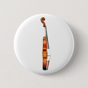 Badge Rond 5 Cm Violon