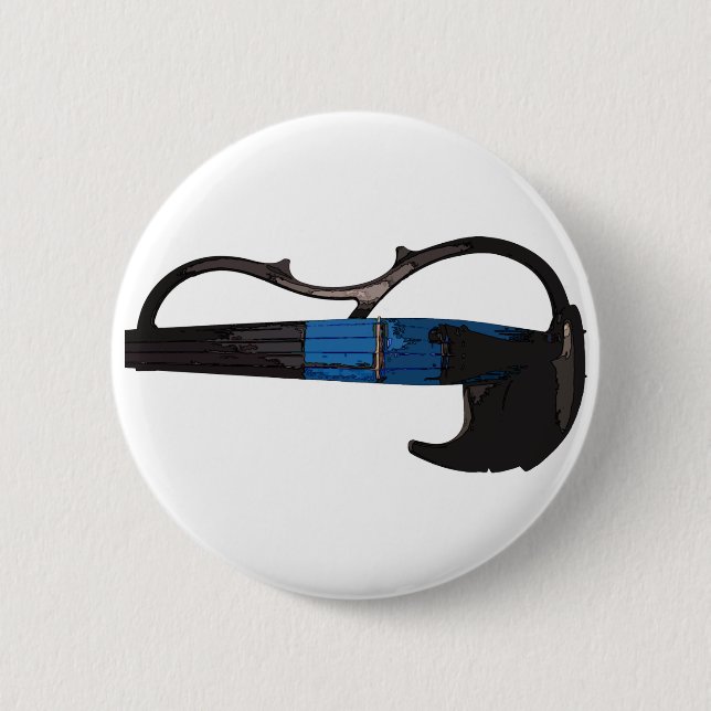 Badge Rond 5 Cm Violon électrique à la mode (Devant)