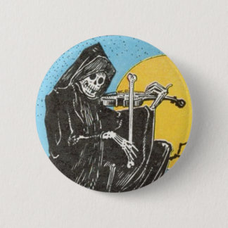 Badge Rond 5 Cm Violoneur foncé