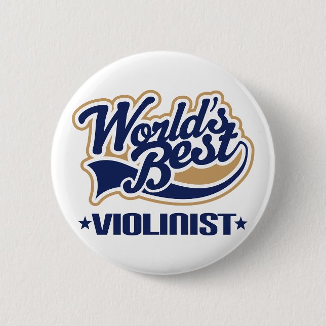 Badge Rond 5 Cm Violoniste (mondes meilleurs) (Devant)