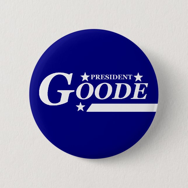 Badge Rond 5 Cm Virgil Goode pour le Président Button (Devant)