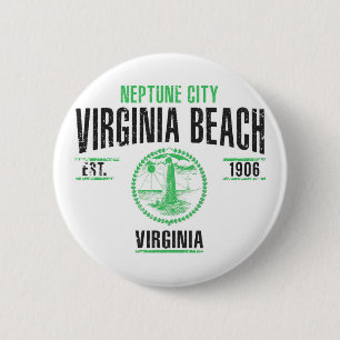 Badge Rond 5 Cm Virginia Beach