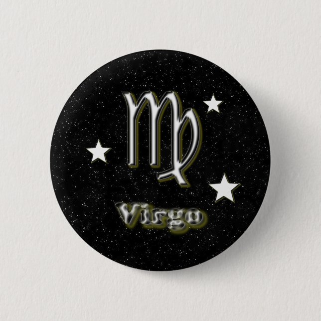 Badge Rond 5 Cm Virgo (Devant)