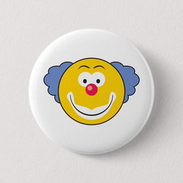 Badge Rond 5 Cm Visage clown (Devant)