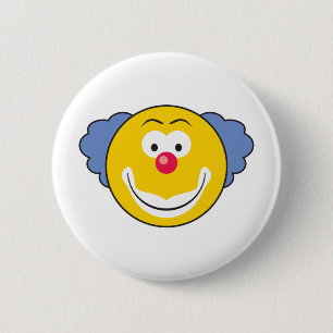 Badge Rond 5 Cm Visage clown