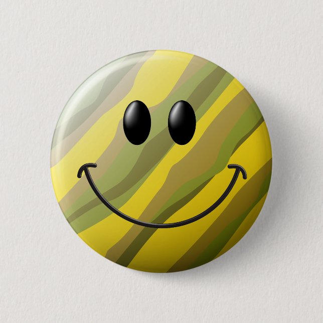 Badge Rond 5 Cm Visage de camouflage (Devant)