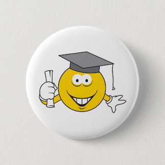 Badge Rond 5 Cm Visage de fin d'études