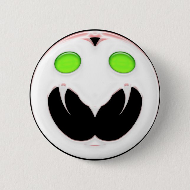 Badge Rond 5 Cm Visage de fusion (Devant)