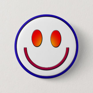 Badge Rond 5 Cm Visage de gradient d'arc-en-ciel