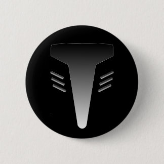 Badge Rond 5 Cm Visage de robot
