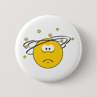 Badge Rond 5 Cm Visage Dizzy