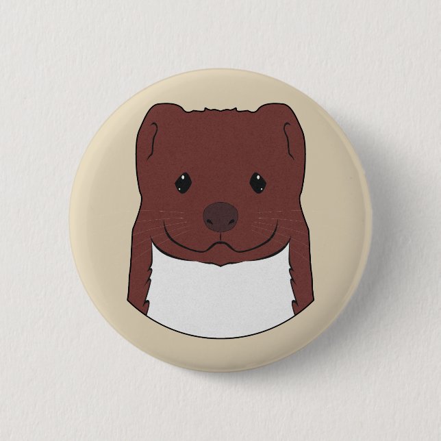 Badge Rond 5 Cm Visage du fuseau (Devant)