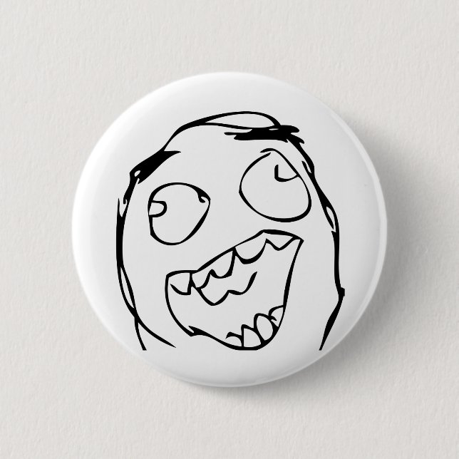 Badge Rond 5 Cm Visage heureux (Devant)