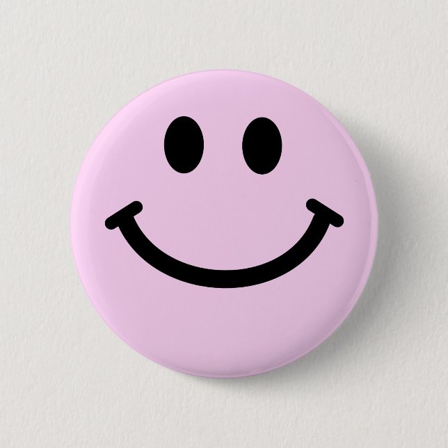 Badge Rond 5 Cm Visage rose (Devant)