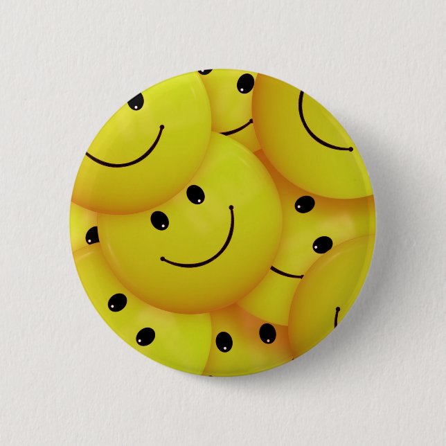 Badge Rond 5 Cm Visages partout (Devant)