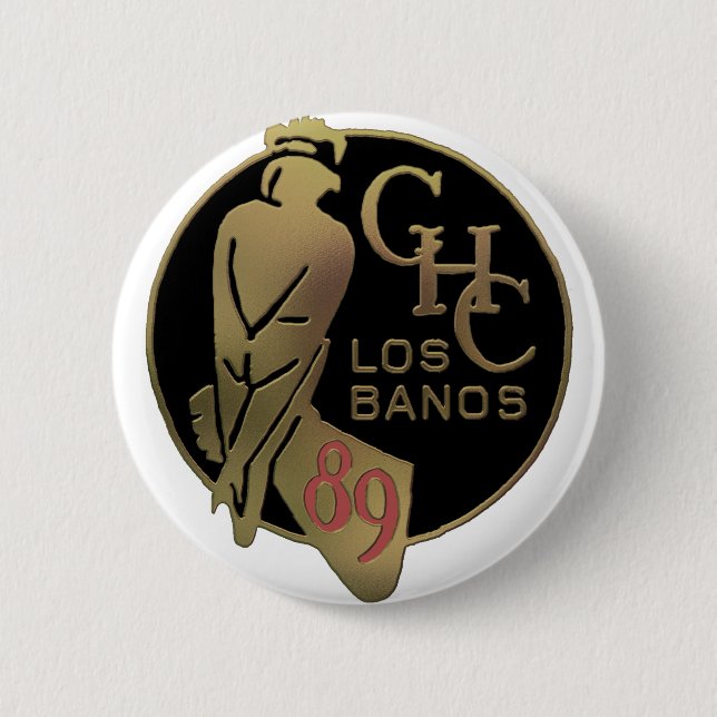 Badge Rond 5 Cm Visibilité directe 1989 Banos (Devant)