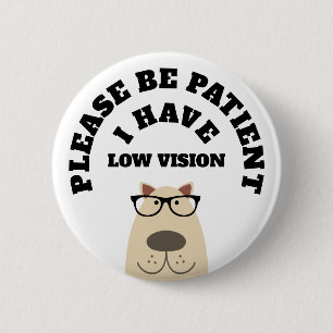 Badge Rond 5 Cm Vision faible