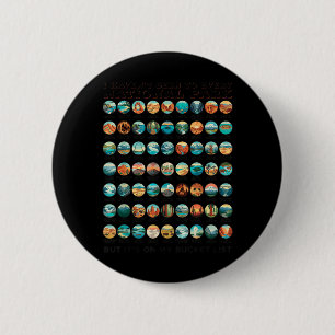 Badge Rond 5 Cm Visite de tous les parcs nationaux des États-Unis