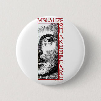 Badge Rond 5 Cm Visualisez Shakespeare