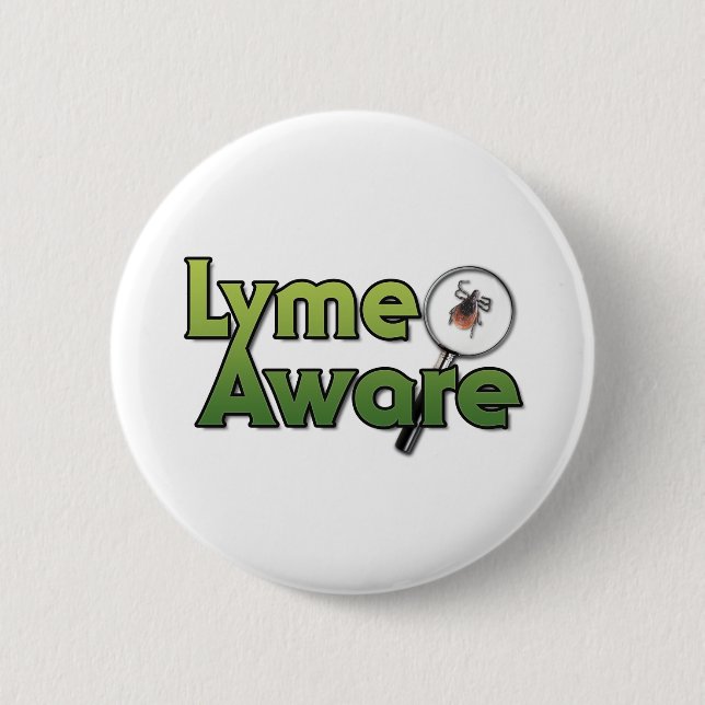 Badge Rond 5 Cm Vitesse avertie de Lyme (Devant)
