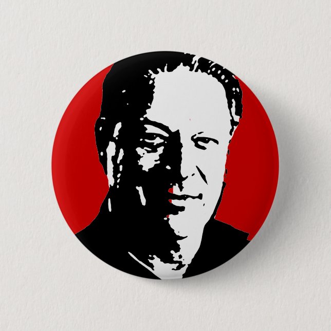 Badge Rond 5 Cm Vitesse d'Al Gore (Devant)