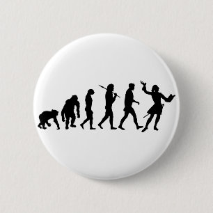 Badge Rond 5 Cm Vitesse de action d'arts du spectacle de théâtre