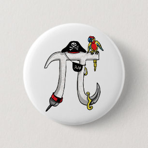 Badge Rond 5 Cm Vitesse de jour du pirate pi