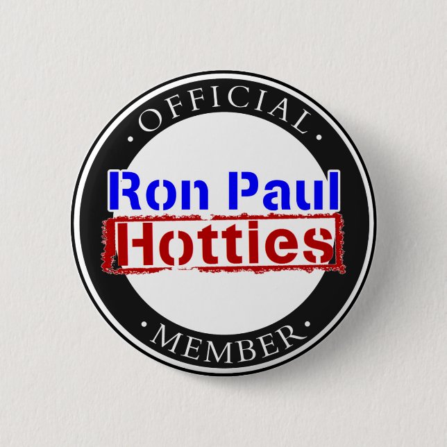 Badge Rond 5 Cm Vitesse de Ron Paul Hotties (Devant)