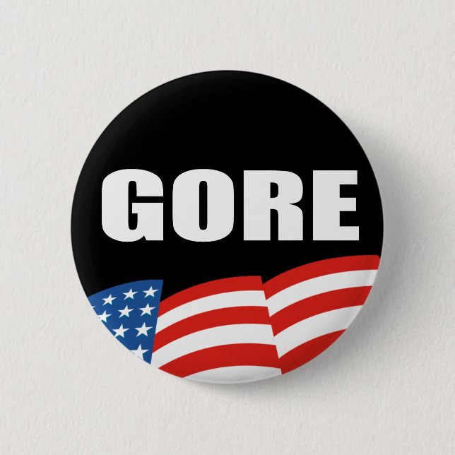 Badge Rond 5 Cm Vitesse d'élection d'AL GORE (Devant)