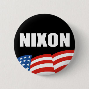 Badge Rond 5 Cm Vitesse d'élection de RICHARD NIXON