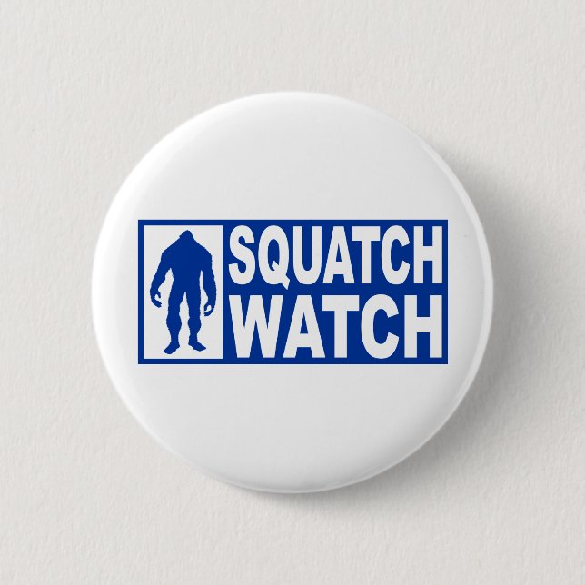 Badge Rond 5 Cm Vitesse drôle de MONTRE de SQUATCH - Bigfoot de (Devant)
