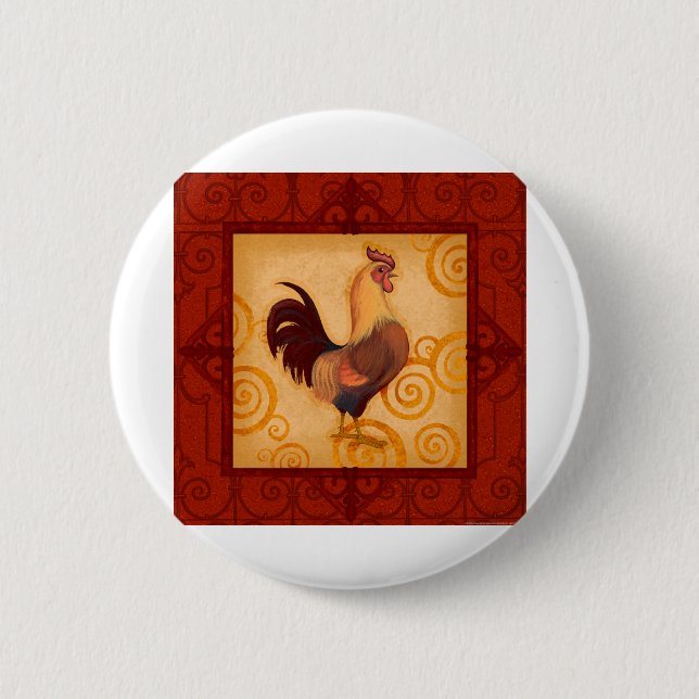 Badge Rond 5 Cm VIV53 coq 1.tif (Devant)