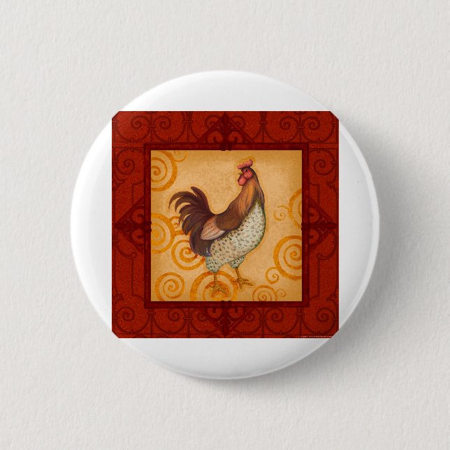 Badge Rond 5 Cm VIV56 coq 4.tif (Devant)