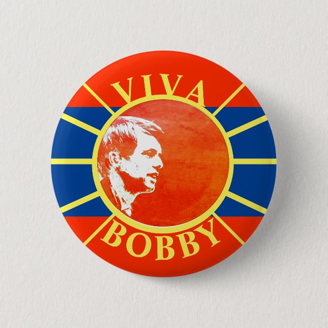 Badge Rond 5 Cm Viva Bobby (Devant)