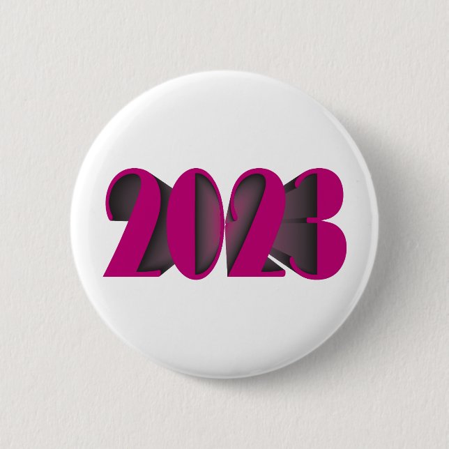 BADGE ROND 5 CM VIVA MAGENTA 2023 (Devant)
