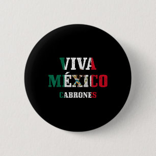 Badge Rond 5 Cm Viva Mexico Cabrones Funny Cinco De Mayo Mexico F