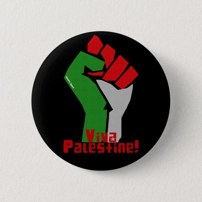 Badge Rond 5 Cm Viva Palestine (Devant)