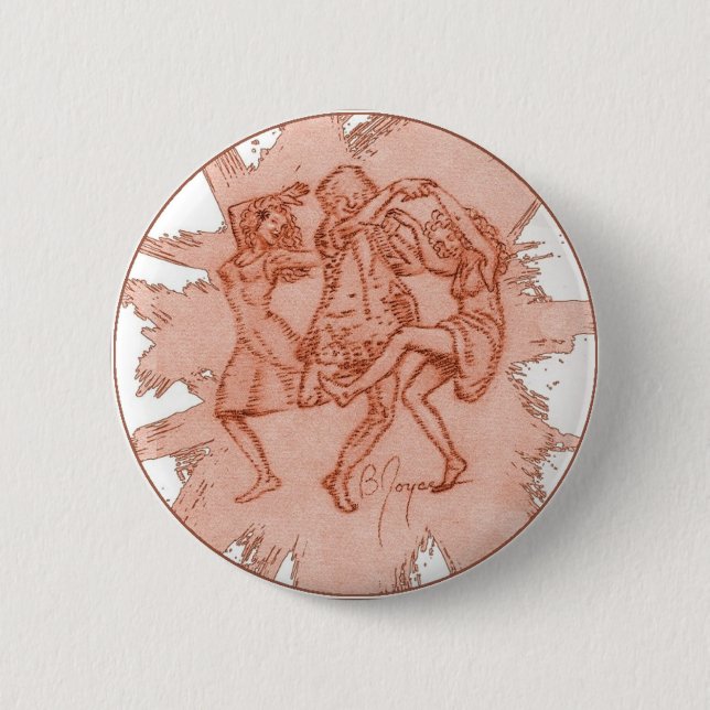 Badge Rond 5 Cm Vivant il bouton (Devant)