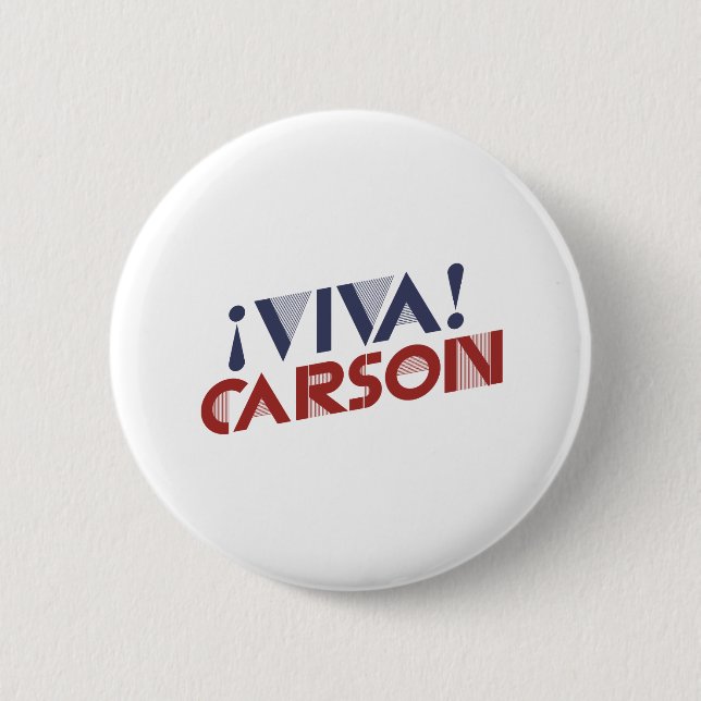 Badge Rond 5 Cm Vivats Carson 2016 (Devant)
